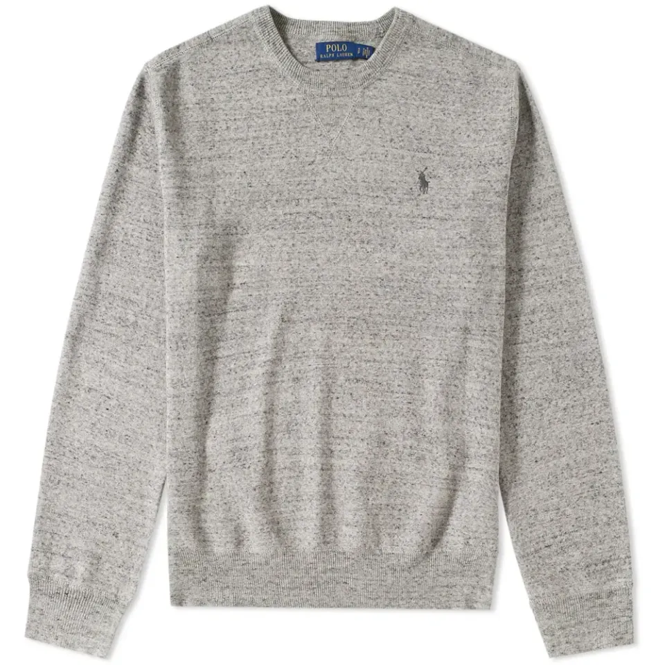 Knitted Sports Crew Neck Sweat