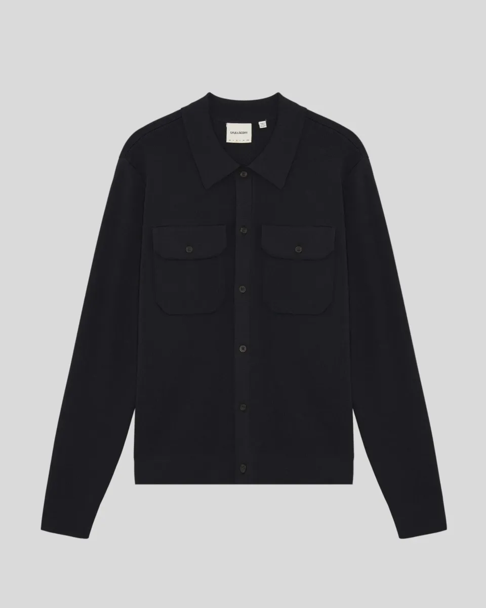 Utility Knit Overshirt