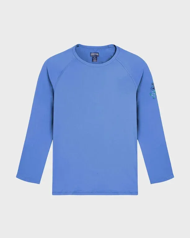 Men Uv Protection Long Sleeves Rashguard Turtle