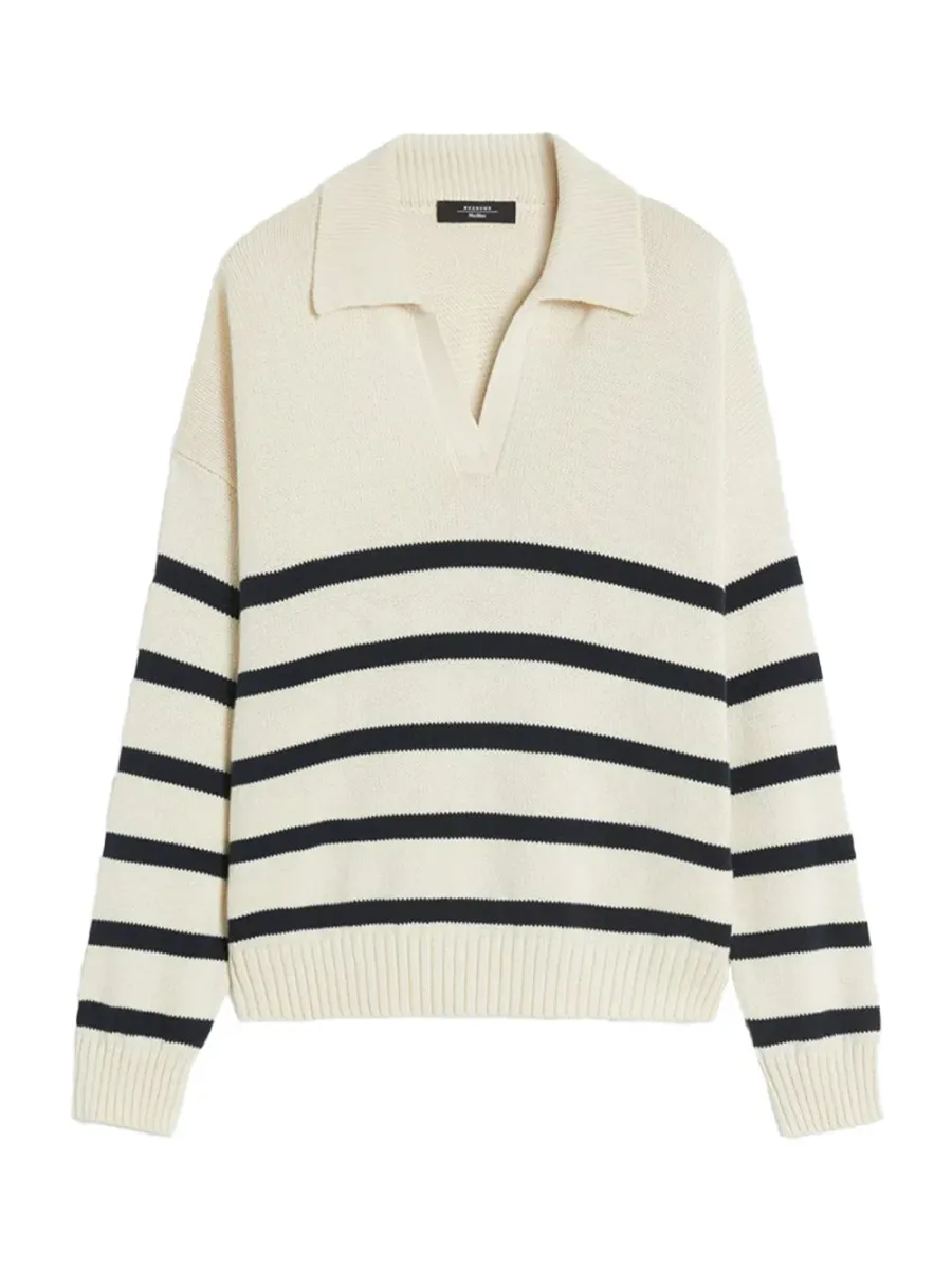 Wkdpanfilo Jumper Cream Navy