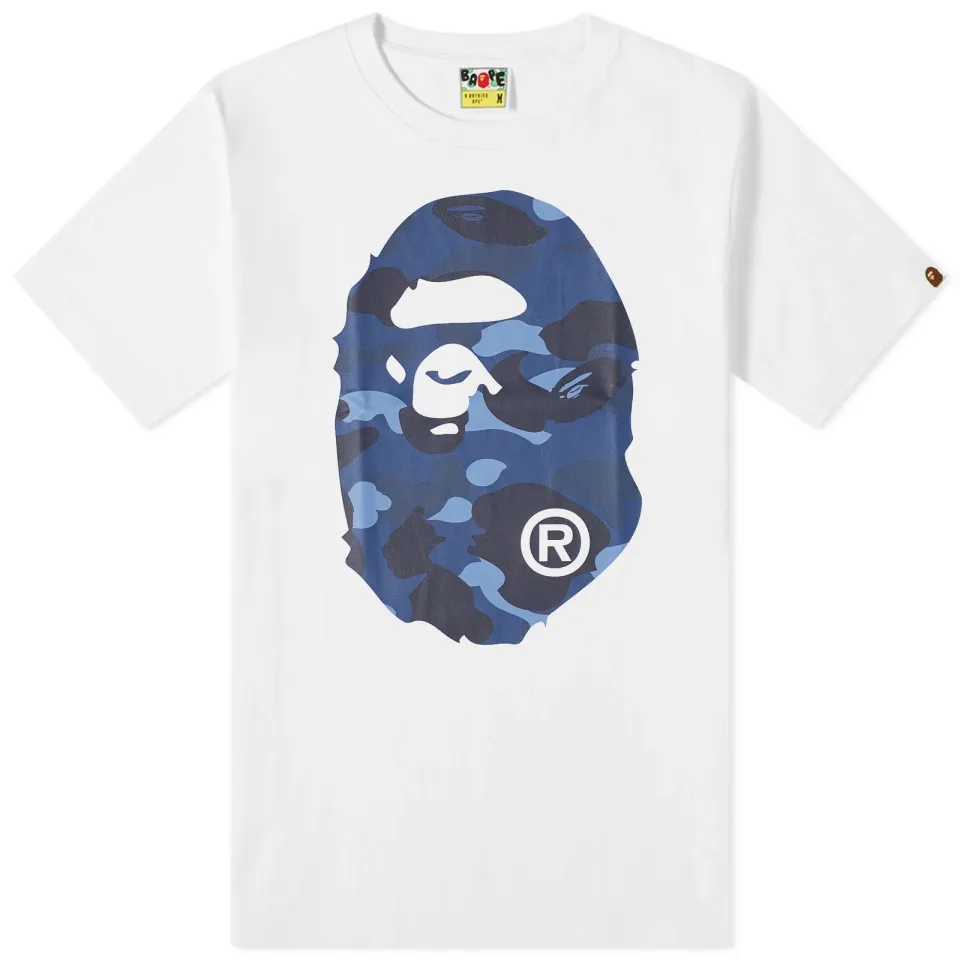 Colour Camo Big Ape Head T-Shirt