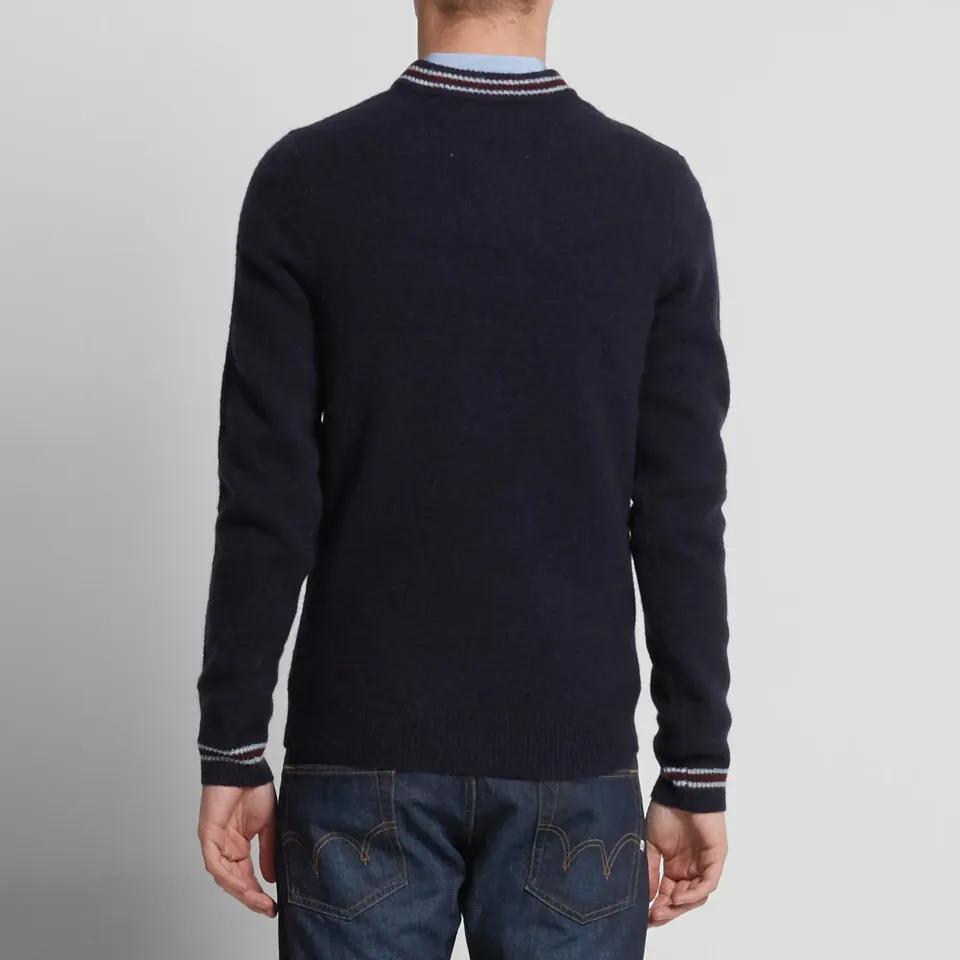 Fred Perry Shetland Wool V Neck Sweater