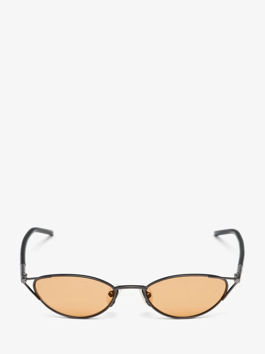 T-Bar Sleek Cat-eye Sunglasses