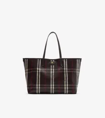 Medium Highlands Tote in Mahogany red