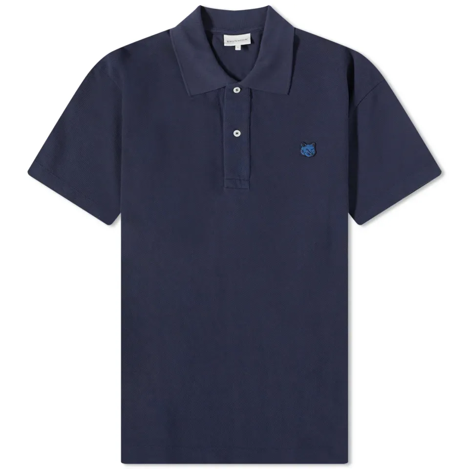Tonal Fox Head Patch Comfort Polo