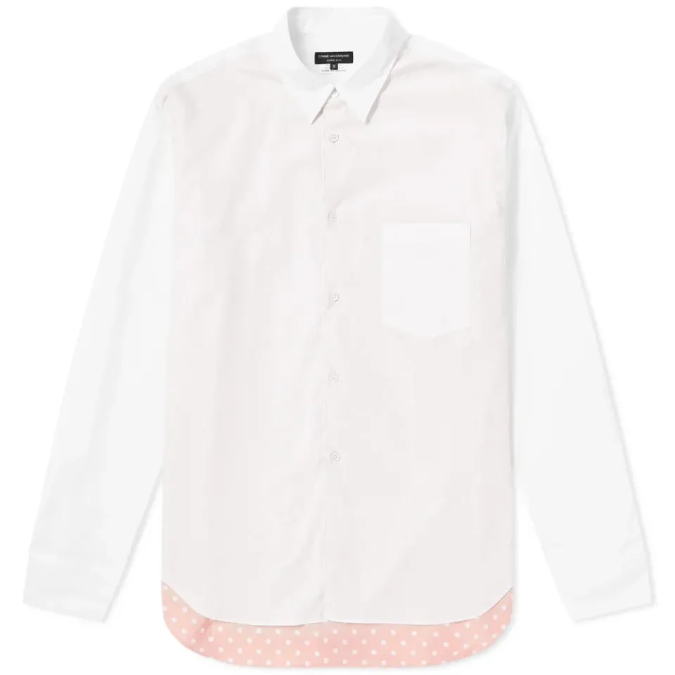 Comme des Garcons Homme Plus Layered Polka Dot Shirt