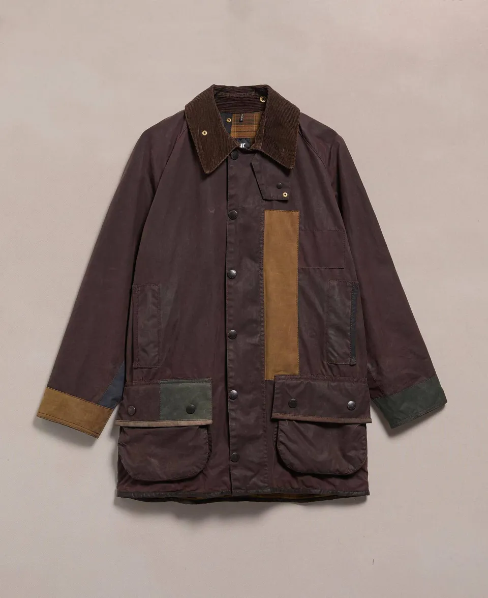 Re-loved Men's Beaufort Waxed Jacket - Size 38