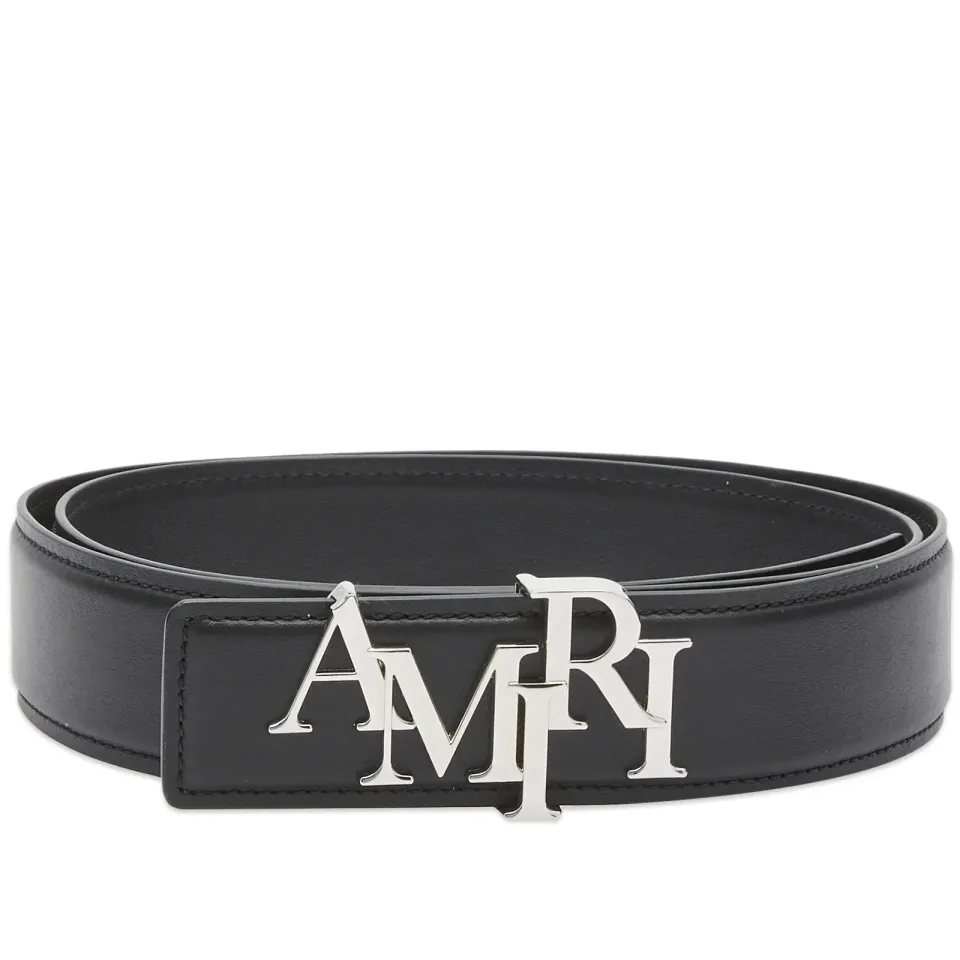 4cm Staggered Logo Belt
