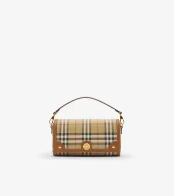 Top Handle Note Bag in Archive beige/briar brown