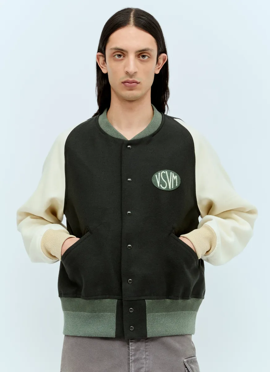 Logo Patch Varsity Jacket
