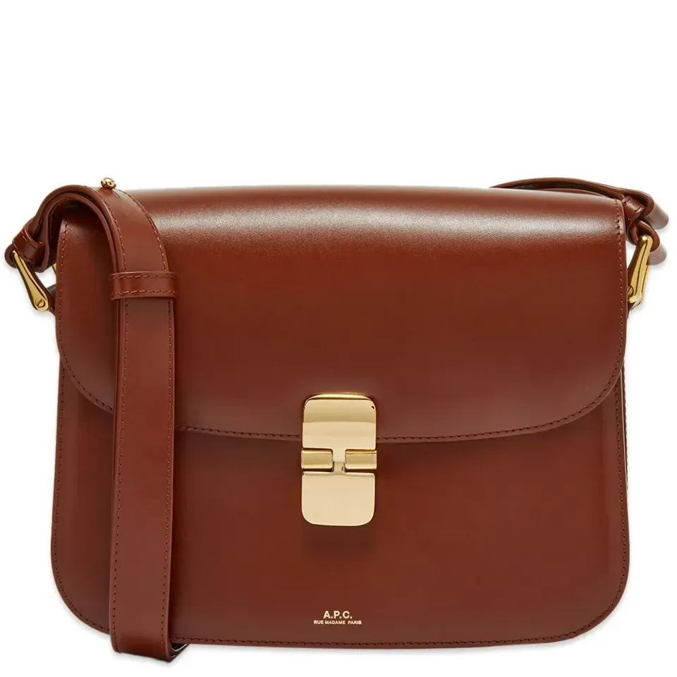 A.P.C. Grace Leather Shoulder Bag