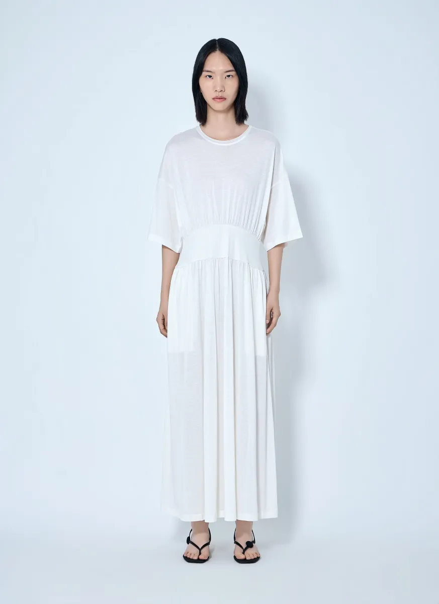 Cotton Silk Tee Dress
