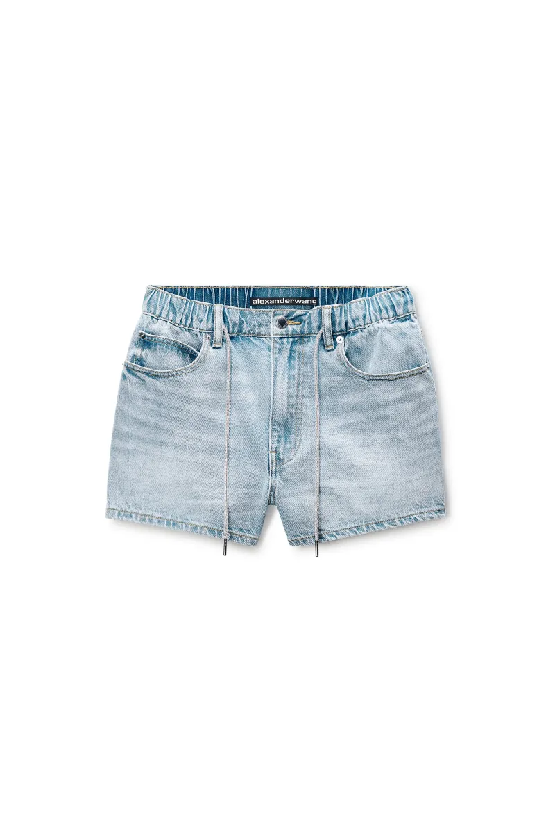 CRYSTAL HOTFIX DRAWCORD SHORT