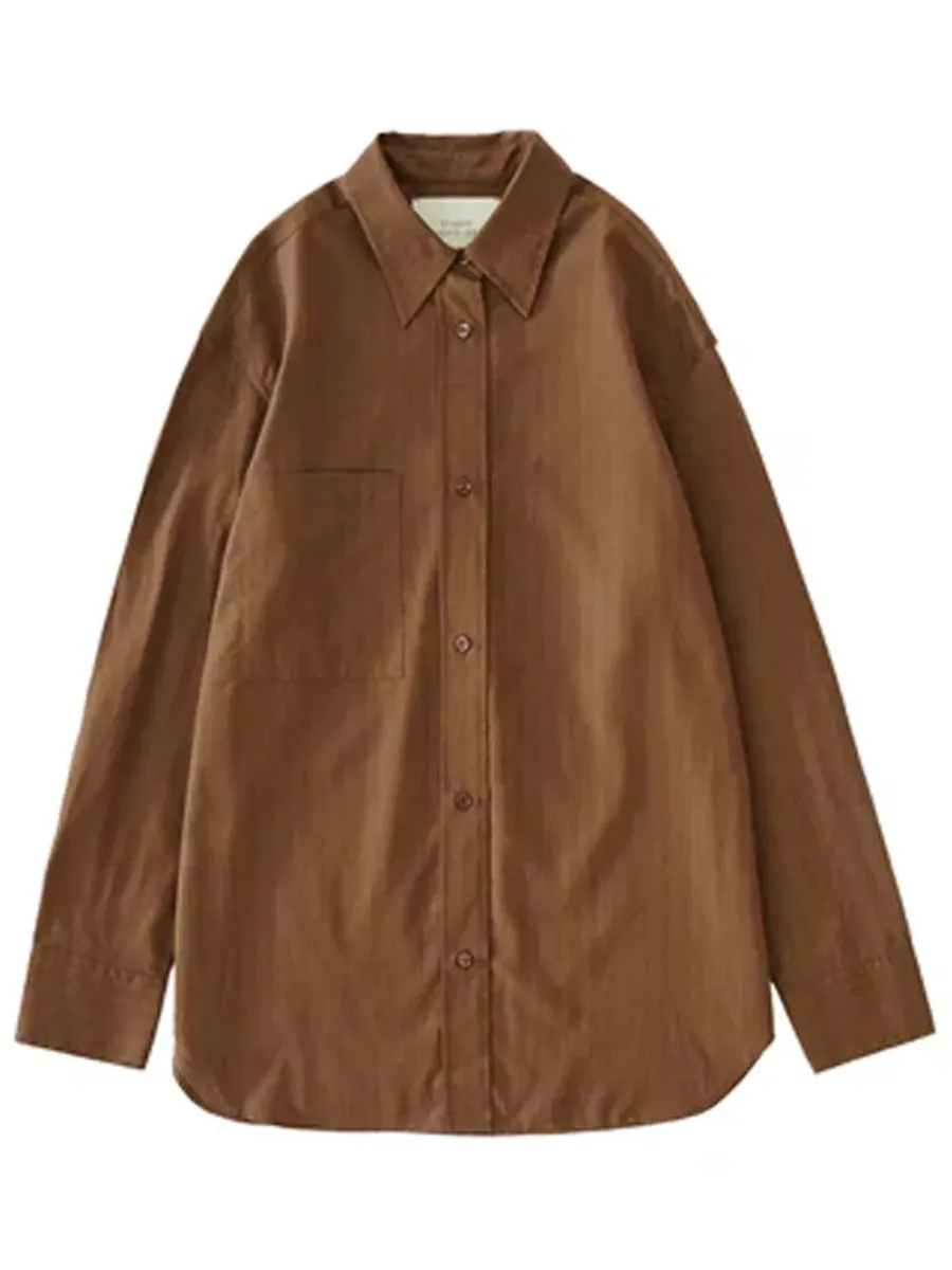 Leto Stripe Shirt Brown