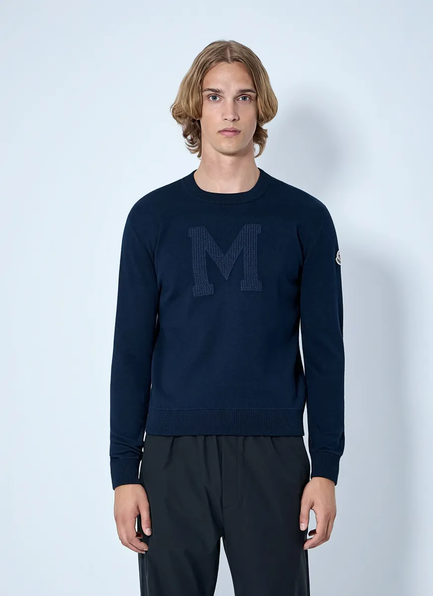 Embroidered Logo Sweater