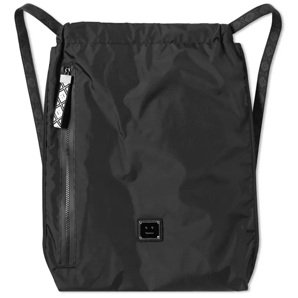 Drawstring Plaque Face Bag