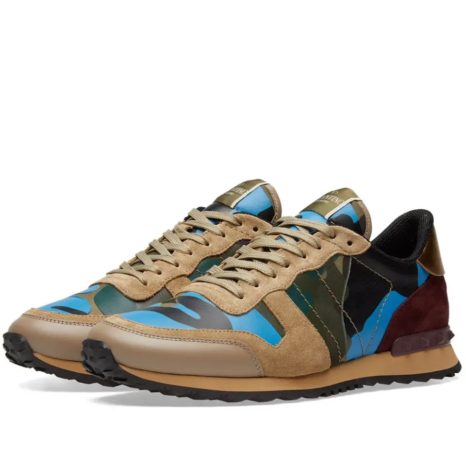 Colour Camo Leather Rockrunner Sneaker