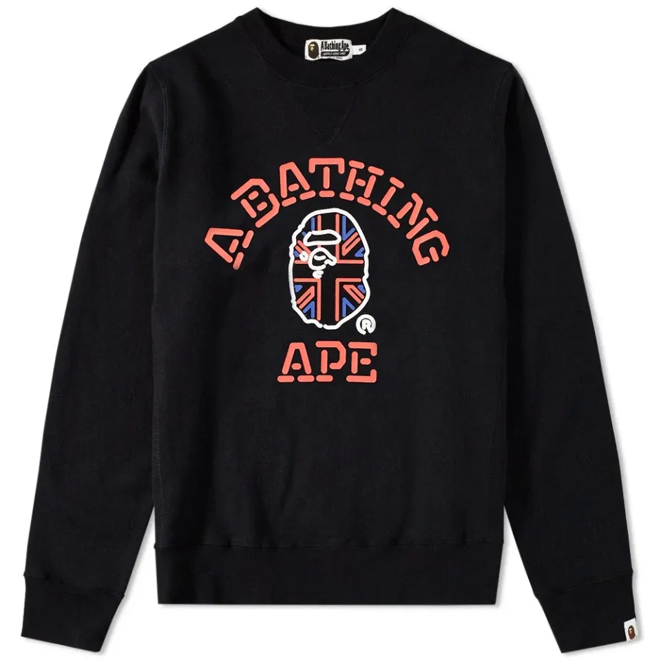 UK Neon College Crew Sweat