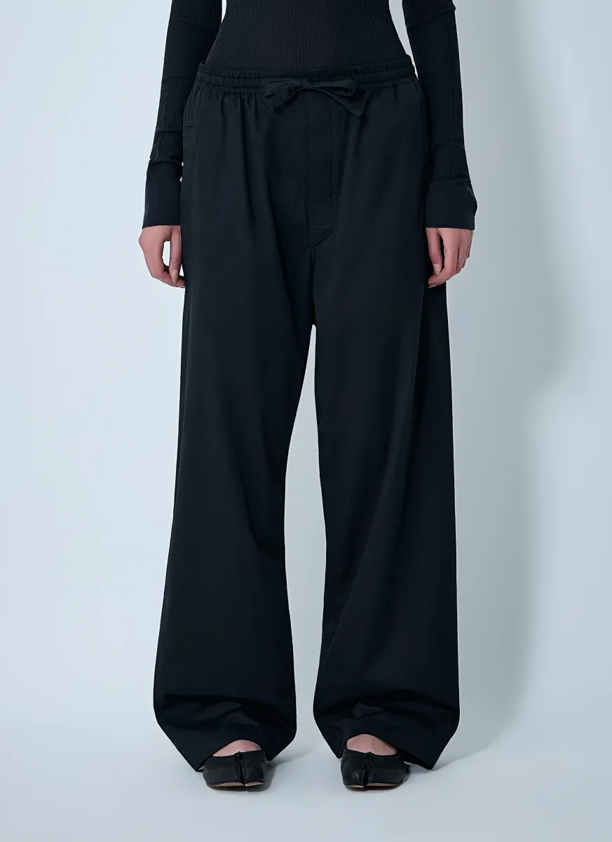 Lightweight Cotton Satin Pants