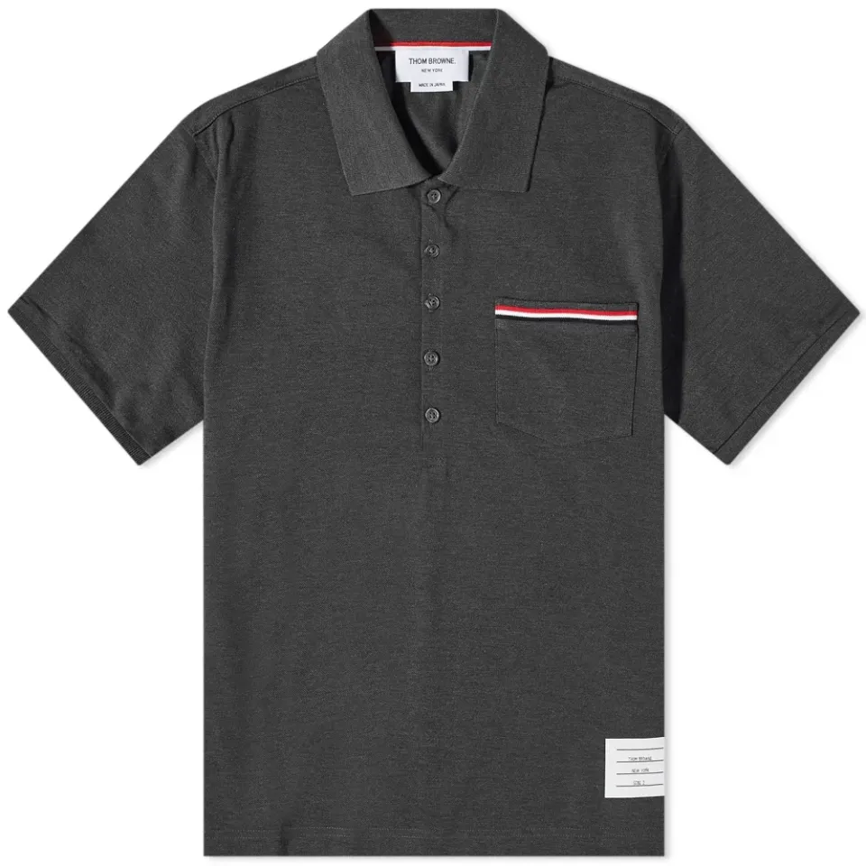 Mercerised Pique Pocket Polo