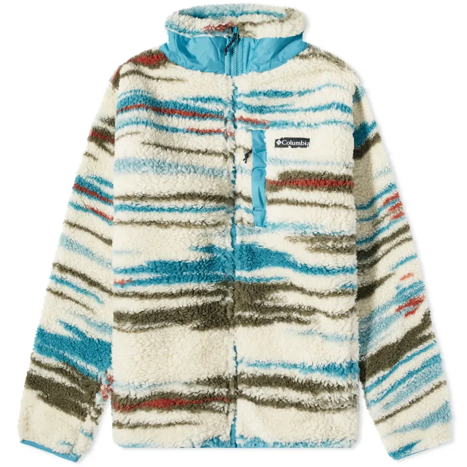 Winter Pass Zip Through Print Fleece