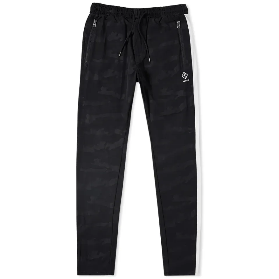 Black By Vanquish Taped Track Pant