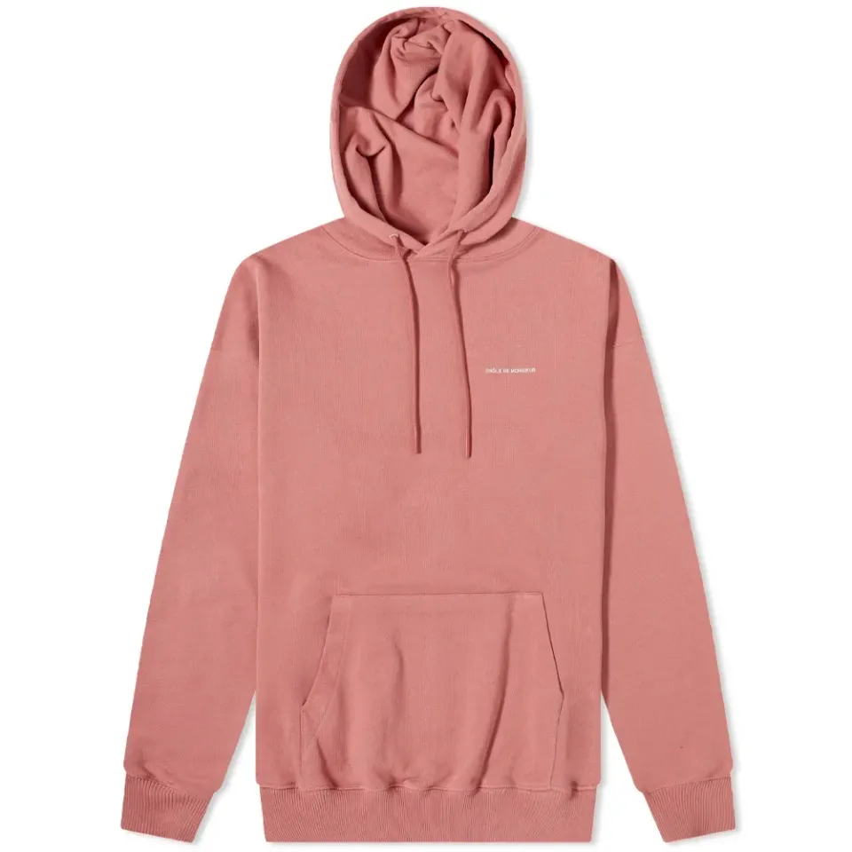 Drôle de Monsieur Not From Paris Back Logo Popover Hoodie