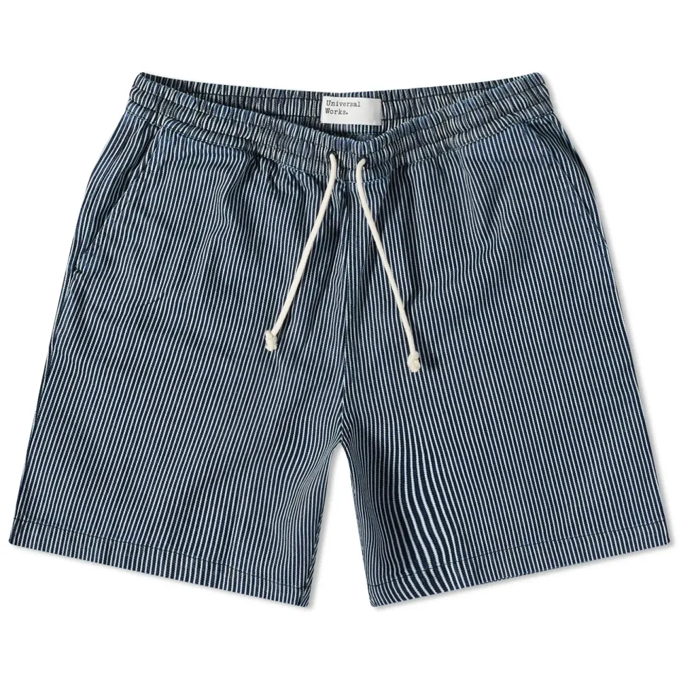 Hickory Stripe Beach Shorts