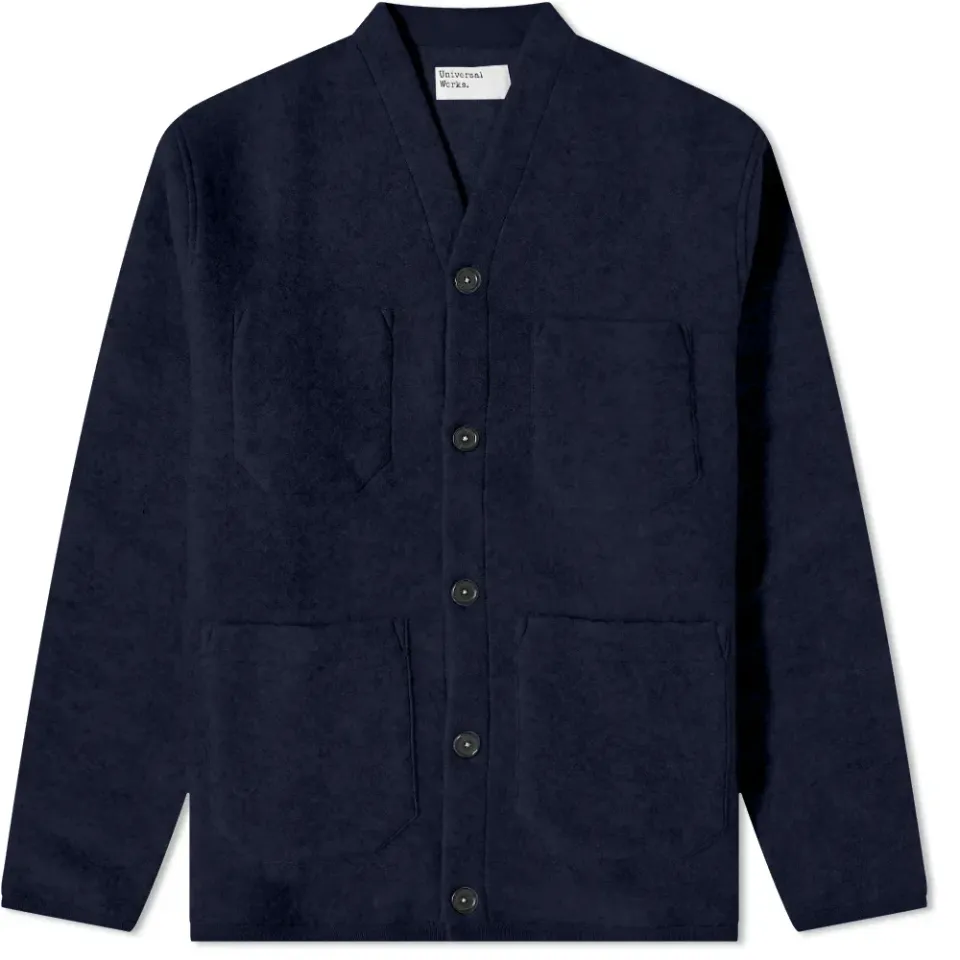 Wool Fleece Cardigan