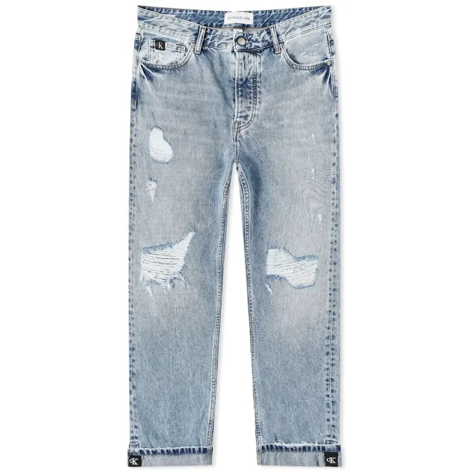 Regular Distressed Jeans