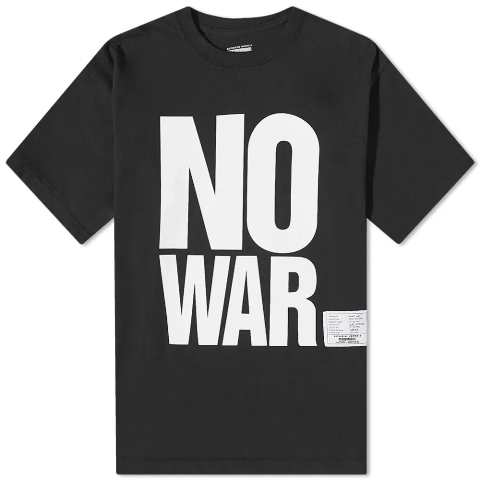 x Katherine Hamnett No War T-Shirt