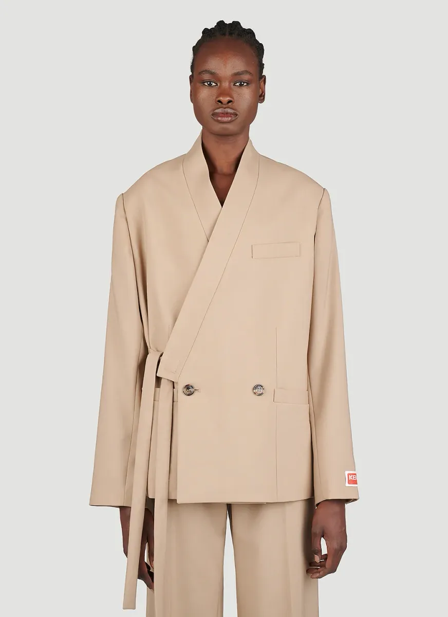 Kimono Wool Blazer