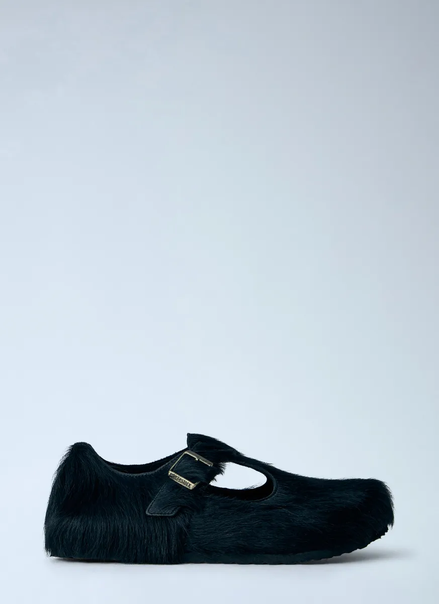 Paris The Rebel Fur Slip Ons
