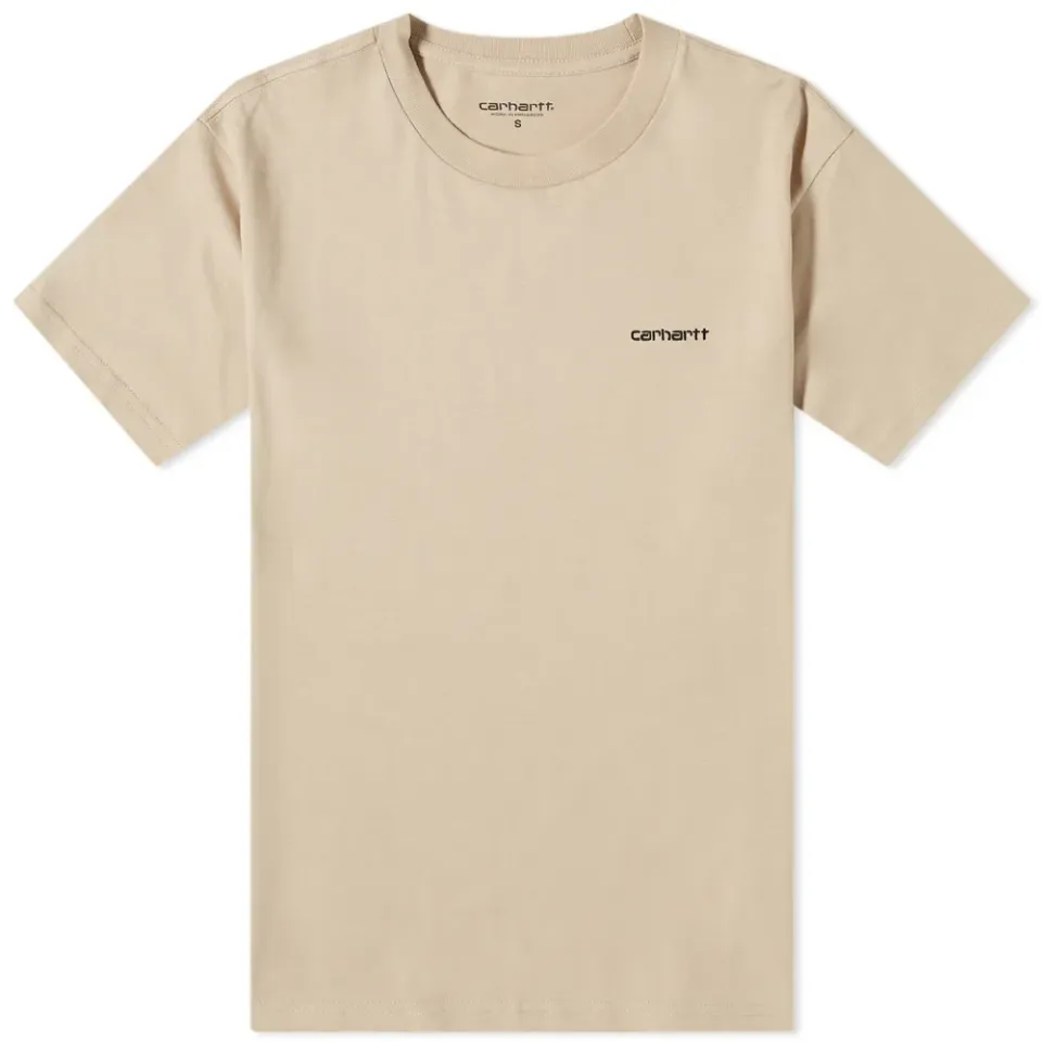 Script Embroidered T-Shirt