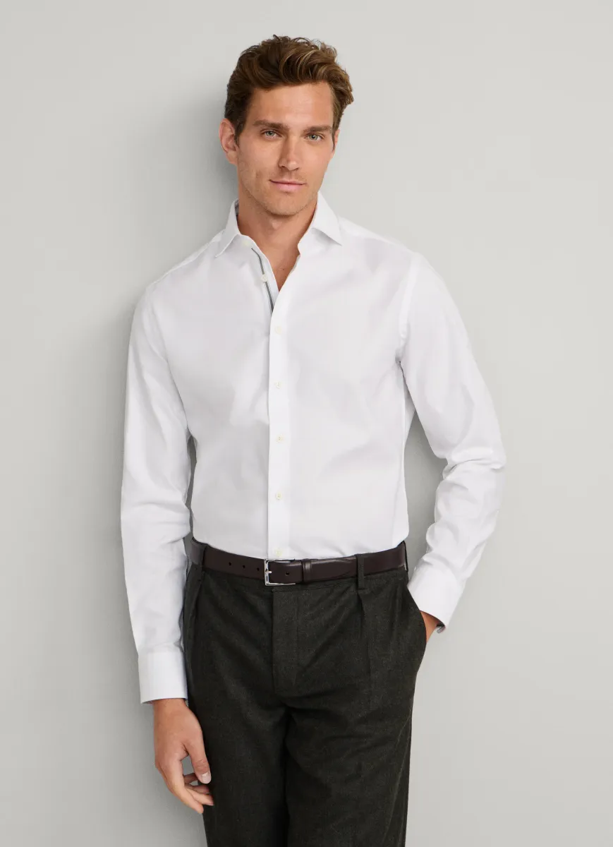 Tailored Fit Pinpoint Selvedge Shirt