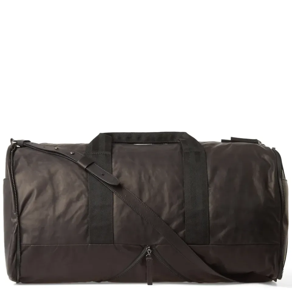 11 Fold-Up Leather Holdall