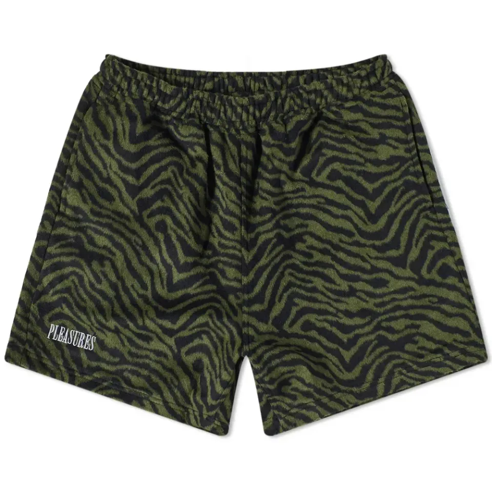 Fuzzy Breaker Stripe Shorts