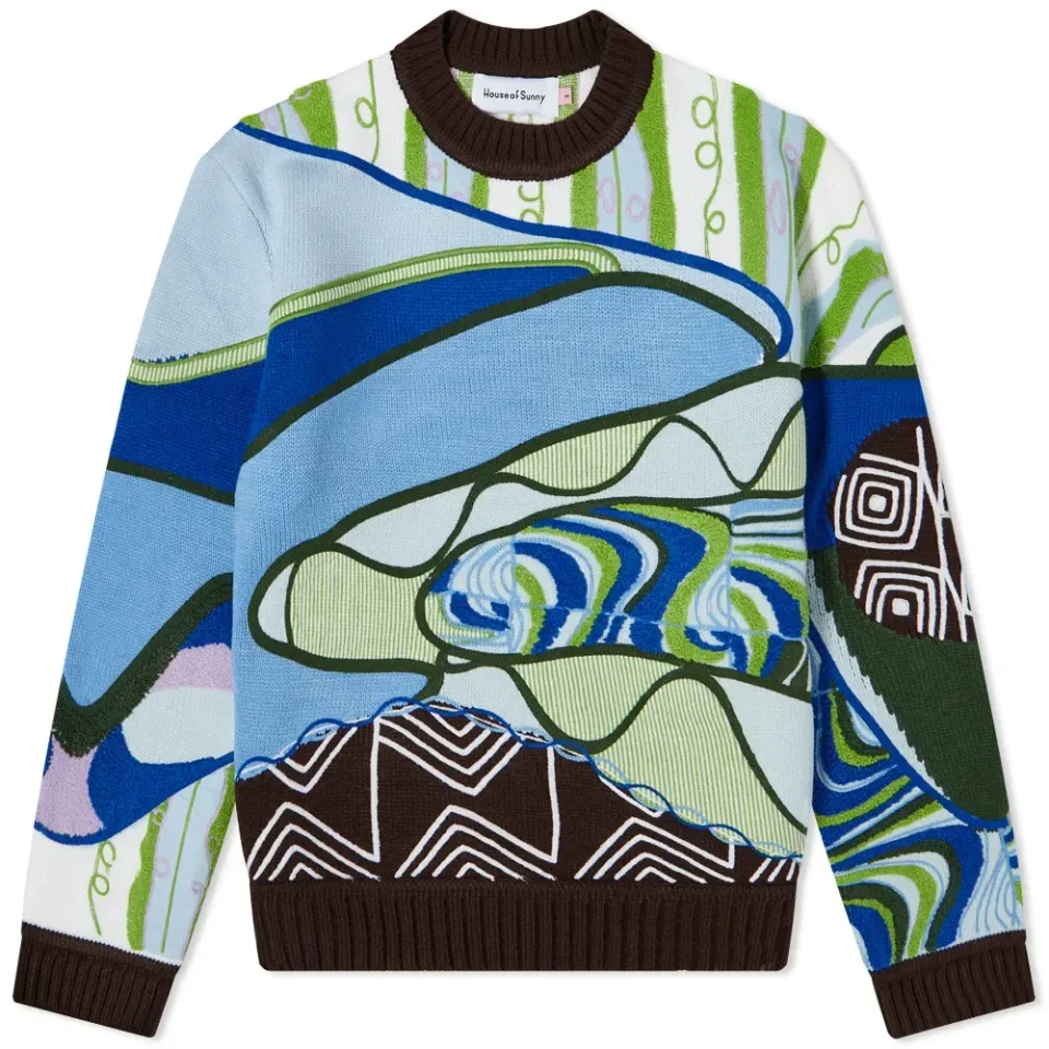 Hypnotise Landscape Knitted Jumper
