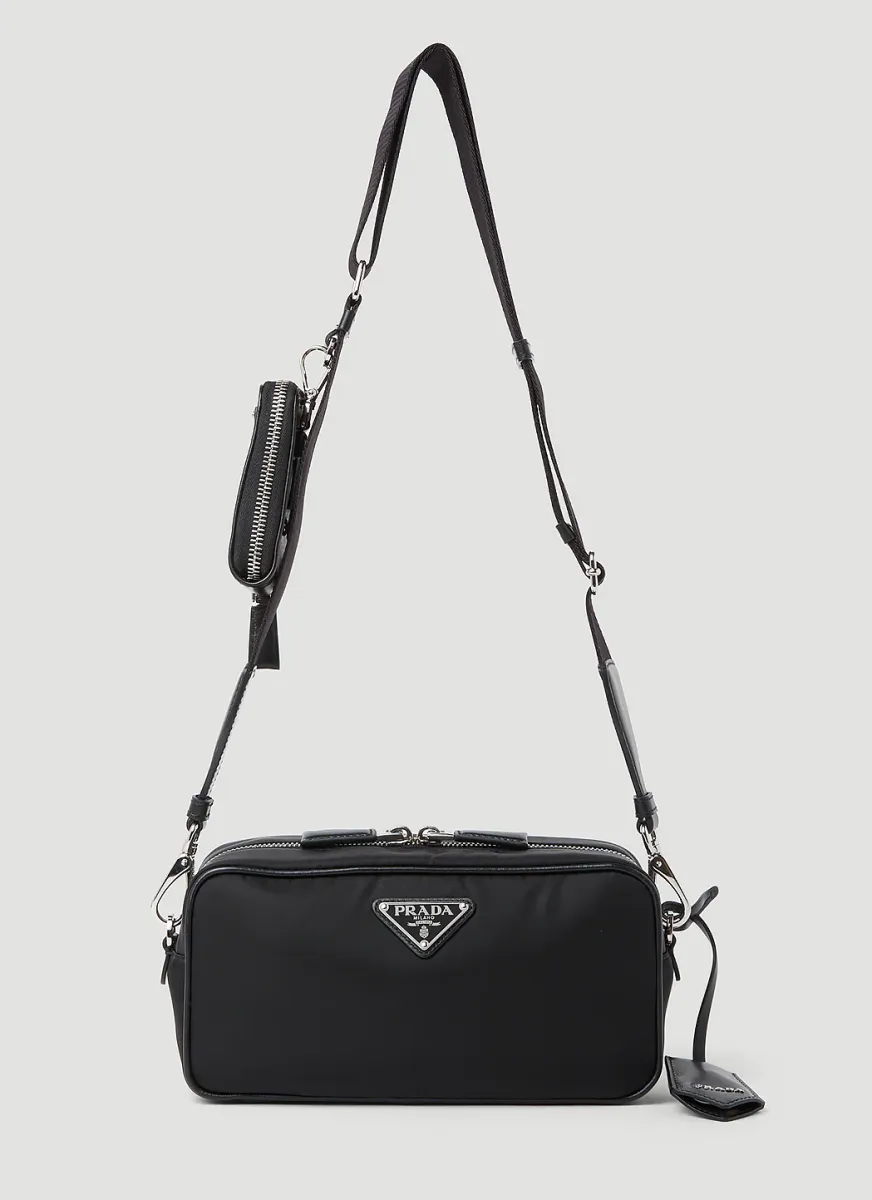 Logo Plaque Shoulder Bag