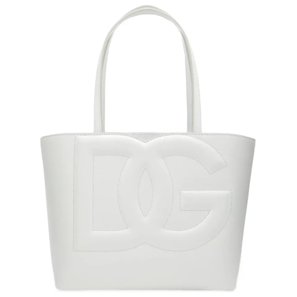 Logo Leather Tote