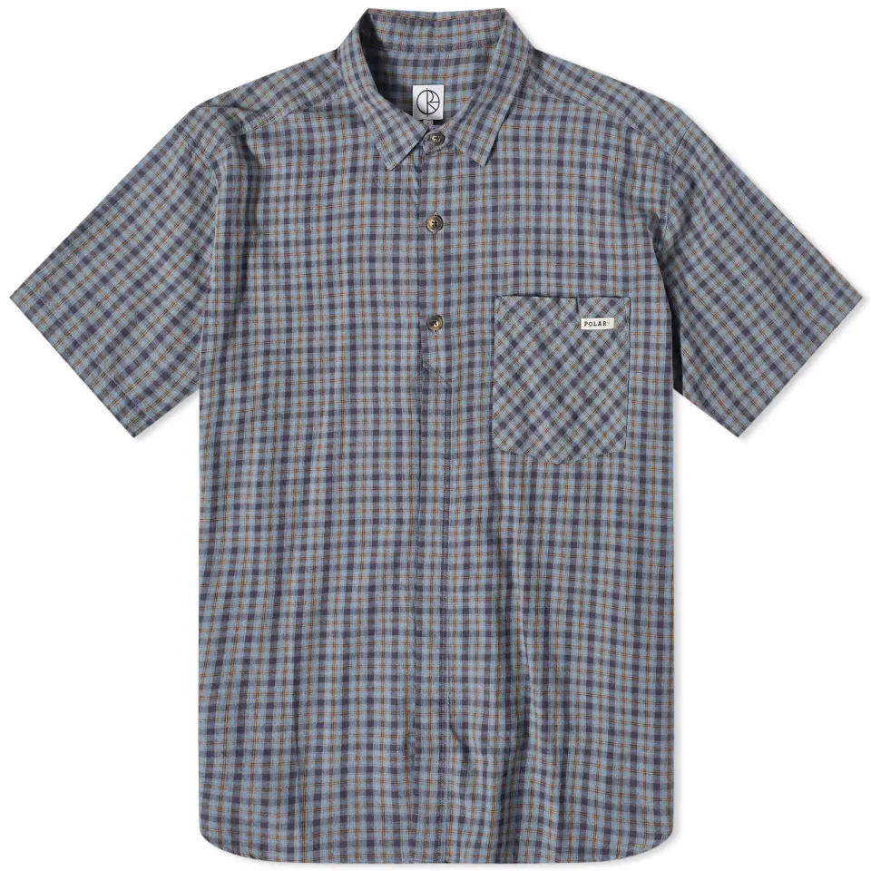 Polar Skate Co. Short Sleeve Mitchell Flannel Shirt