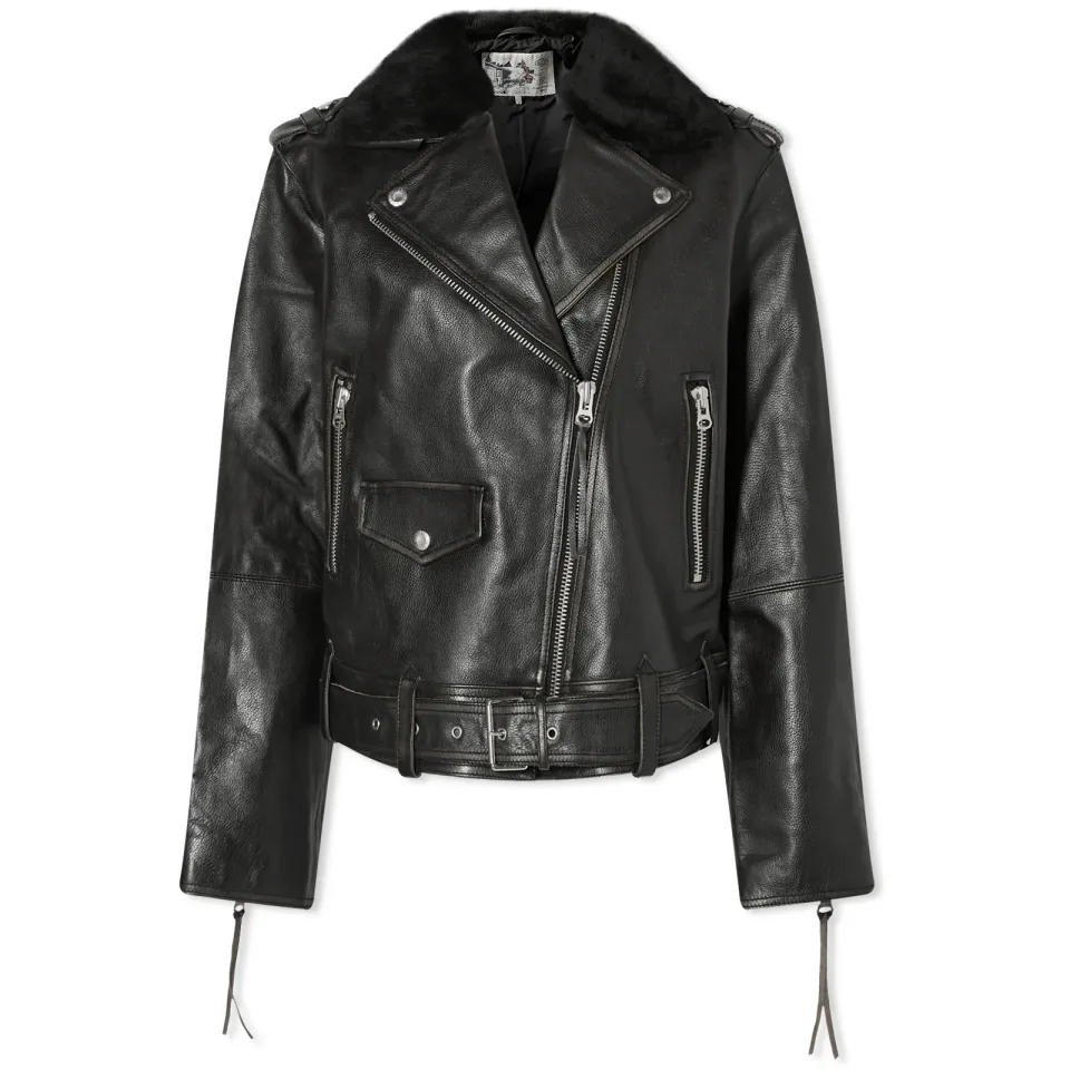 Greta Biker Leather Jacket