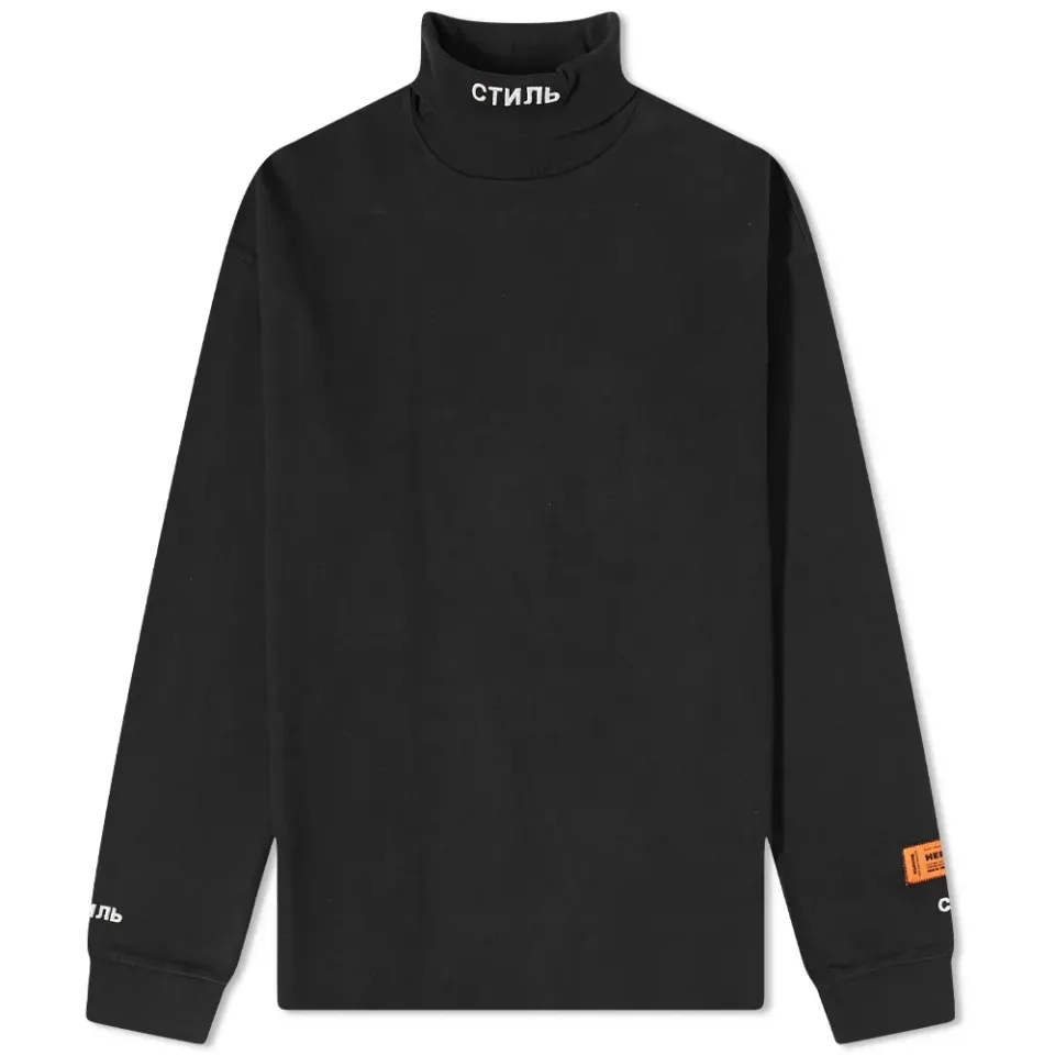 Long Sleeve Regular CTNMB Roll Neck T-Shirt