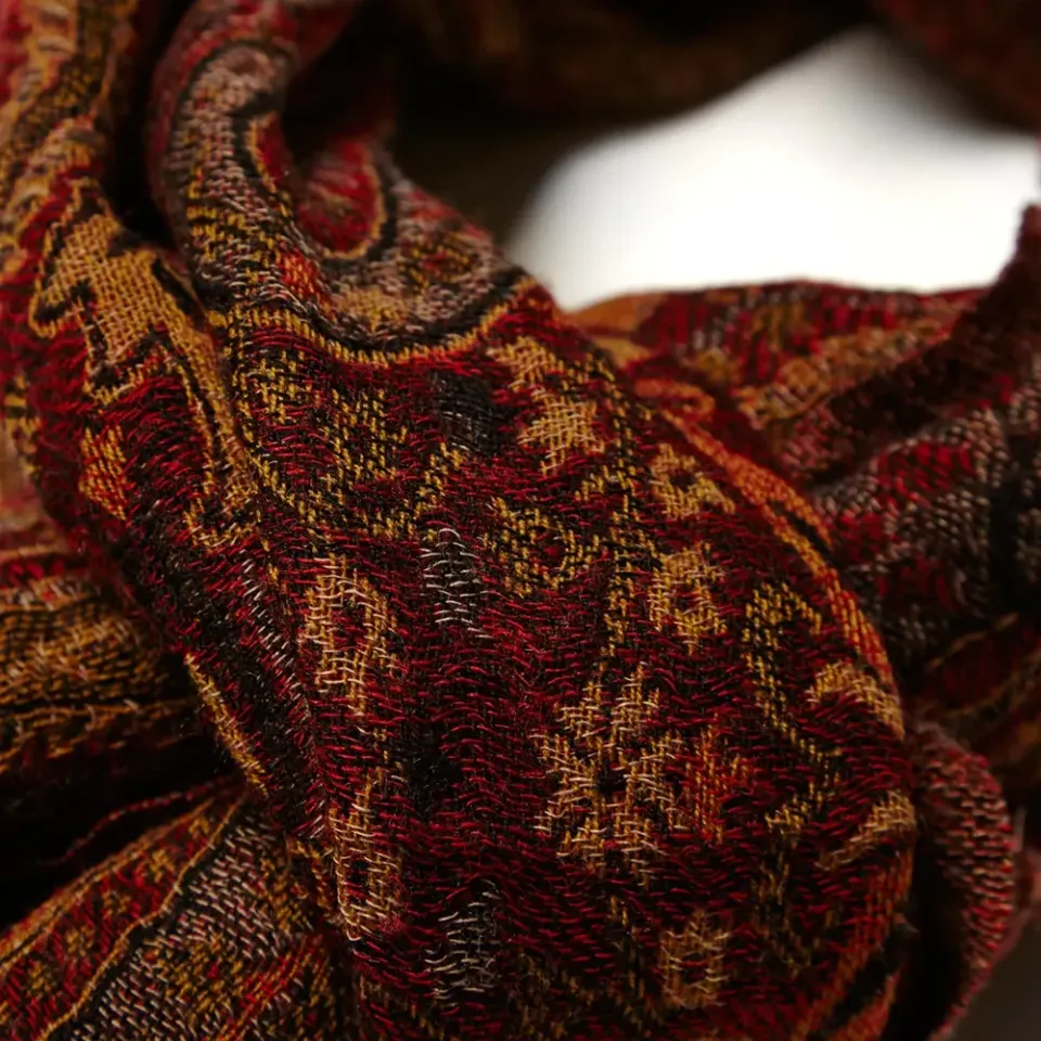 Boiled Paisley Scarf