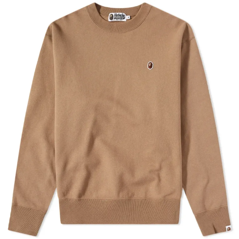 Ape Head One Point Relaxed Fit Crew Sweat