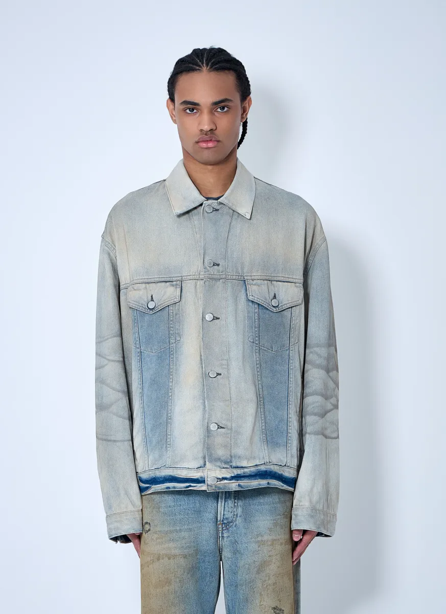 Distressed Denim Jacket