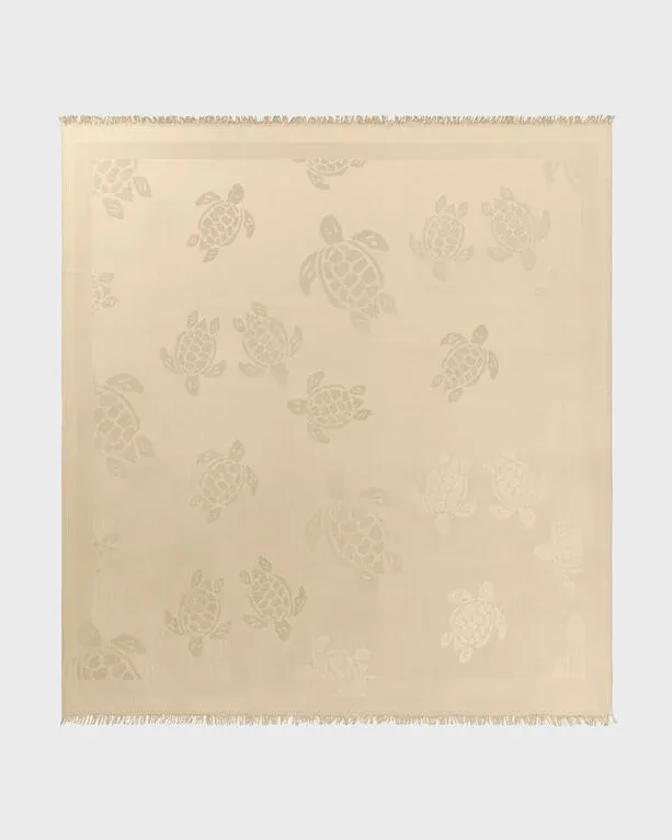 Wool And Silk Scarf Ronde Des Tortues