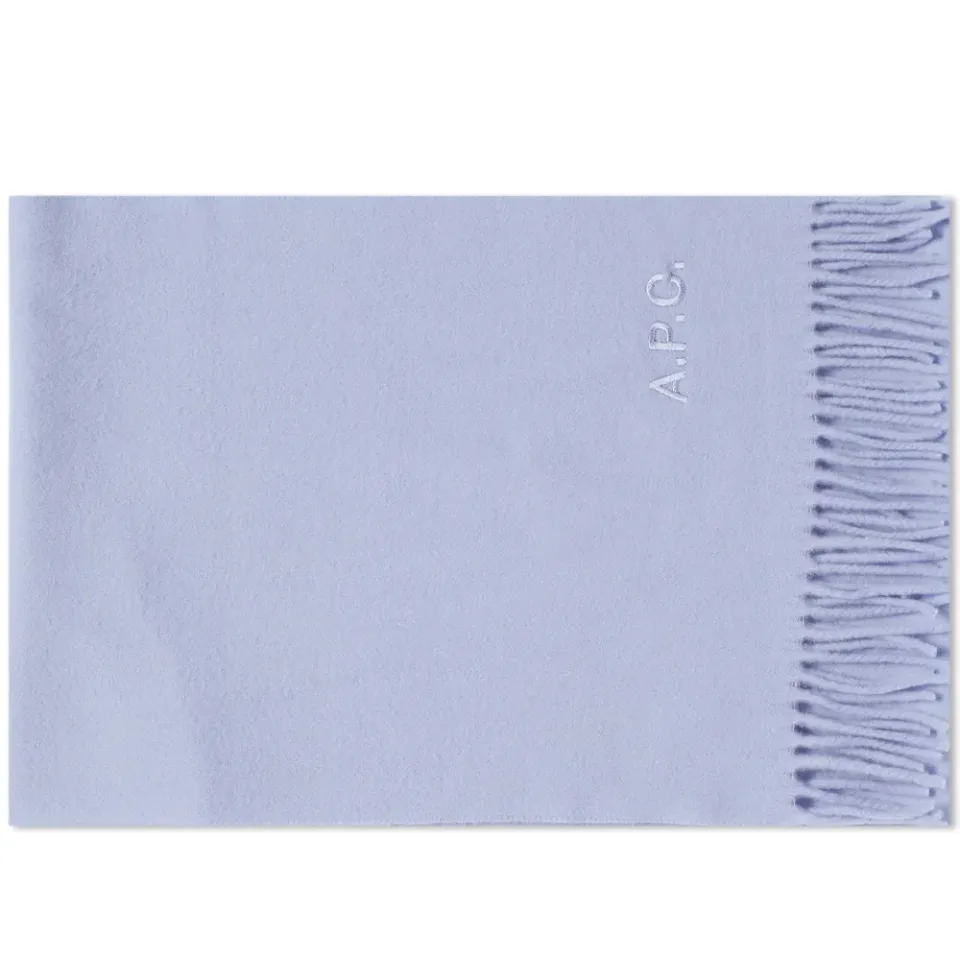 A.P.C. Ambroise Embroidered Scarf
