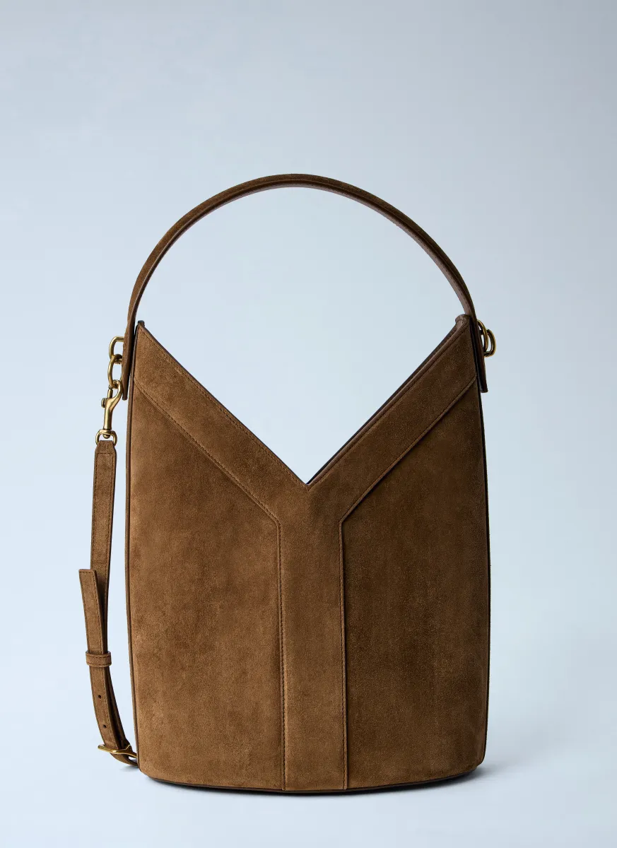 Y Top-Handle Bucket Bag