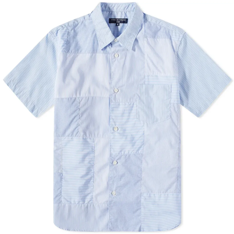 Patchwork Short Sleeve Shirt